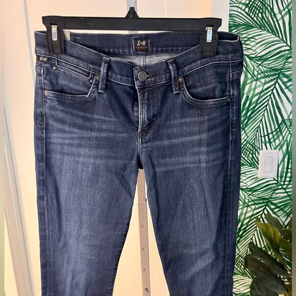 Citizens of Humanity Womens Low Rise Flare Jeans Dark Wash Size 28 - Picture 4 of 12